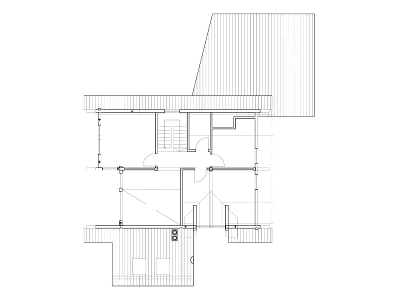 Grundriss Dachgeschoss Haus Fränkische Kiefer von Fullwood