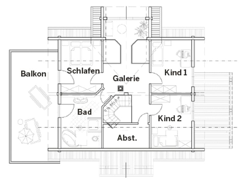 Grundriss Dachgeschoss Entwurf Am Mühlenteich von Fullwood Wohnblockhaus