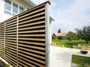 Lärmschutzschutz Holzwand
