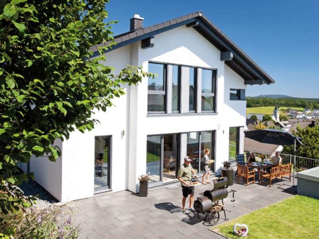 Kundenhaus Boehle von Bien-Zenker Terrasse