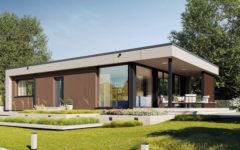 Kleine Häuser für Senioren Next 90 FT von Danwood aussen Terrasse