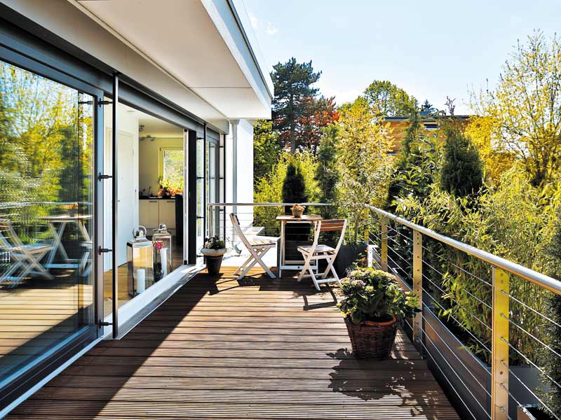 Kundenhaus Pasing von Regnauer Hausbau Balkon
