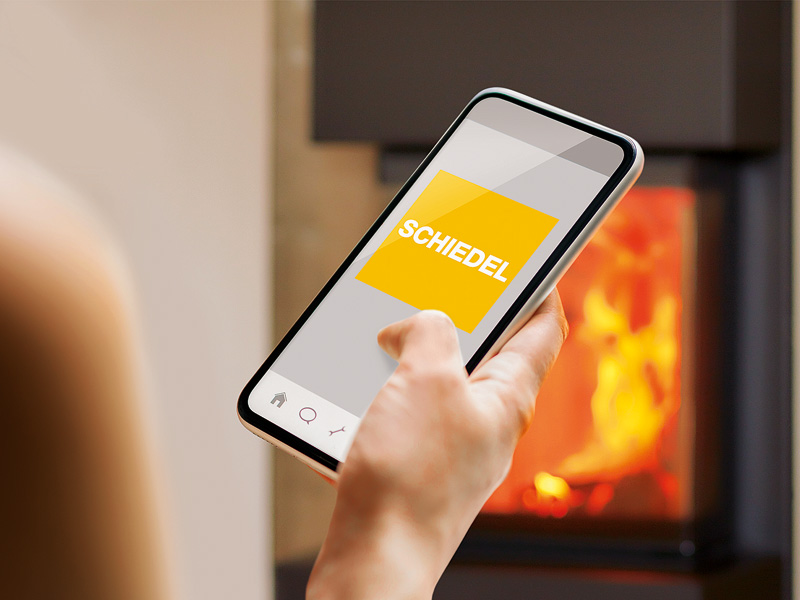 Smart Energie sparen Schiedel Inflame App