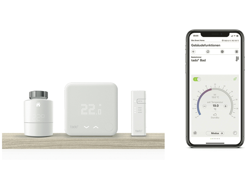 Smart Energie sparen Tado Gira Thermostat App