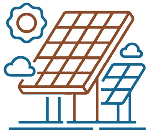 Grafik zum Thema Solar und Photovoltaik