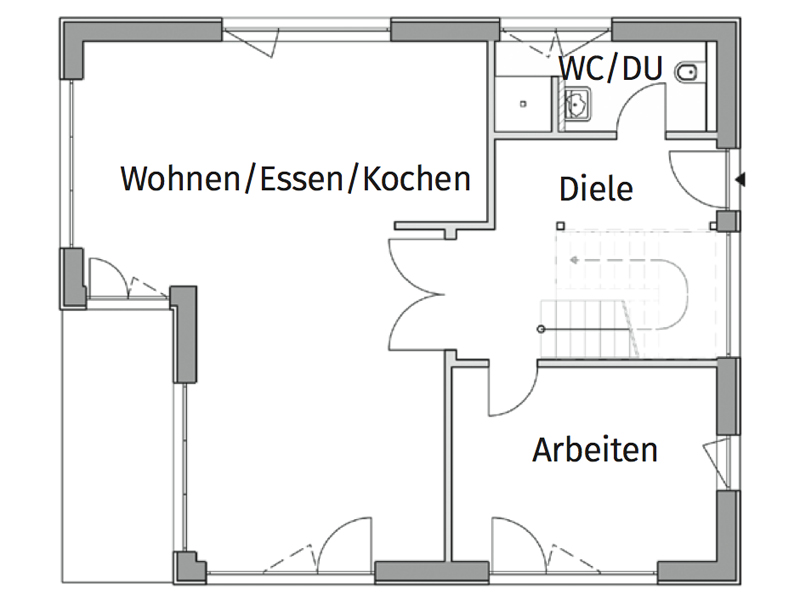 Lehner Haus Homestory 041 Grundriss Erdgeschoss