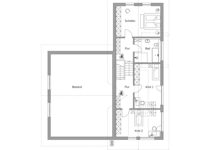 Baufritz Bienert Grundriss Obergeschoss